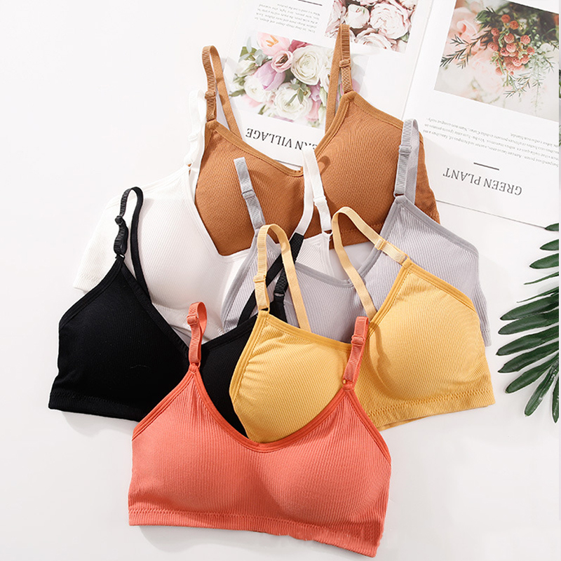 Sleep Bra Bralette - Bra Tanpa Kawat Musim Panas Wanita,
