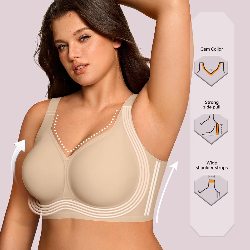 Bra Jelly Tanpa Kawat Ukuran B - Minimizer Bra Women ulasan dan harga